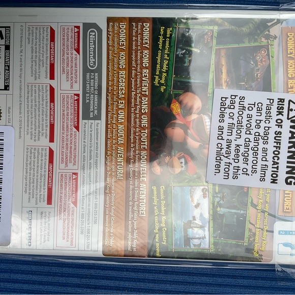 Nintendo Wii Donkey Kong Country Returns Game White - Picture 4 of 5